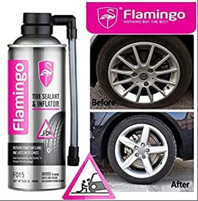 Tyre Inflator & Sealant - Flamingo Portable